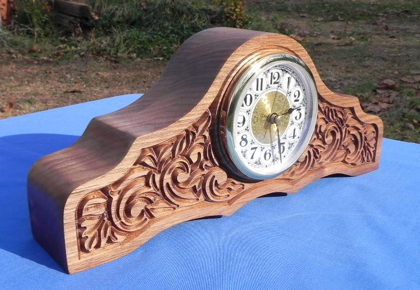Walnut Mantle Clock