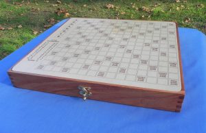 Mahogany Case Scrabble Game